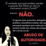 Pais podem perder a guarda dos filhos caso negue a vacina contra a covid-19?